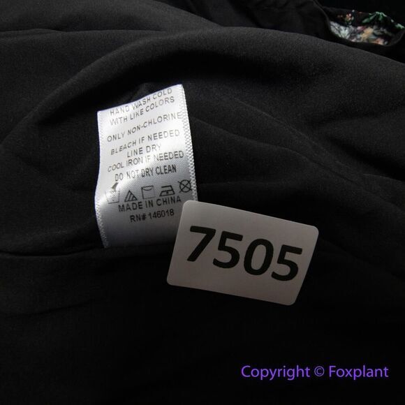 LOST +‎ WANDER Madeline Long Sleeve Minidress In Black Multi Floral, size M - Picture 15 of 16